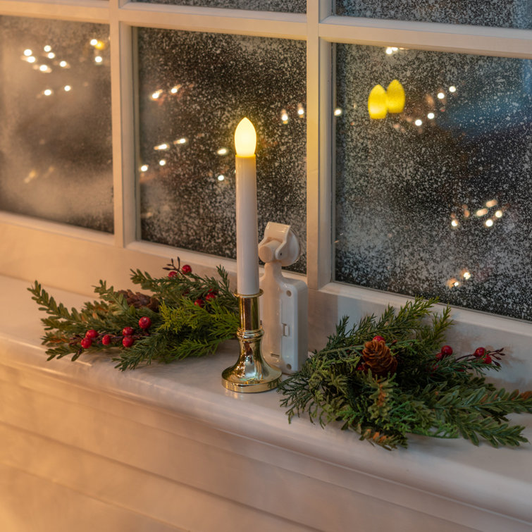 The Holiday Aisle® Solar Window Unscented Flameless Candle & Reviews Wayfair